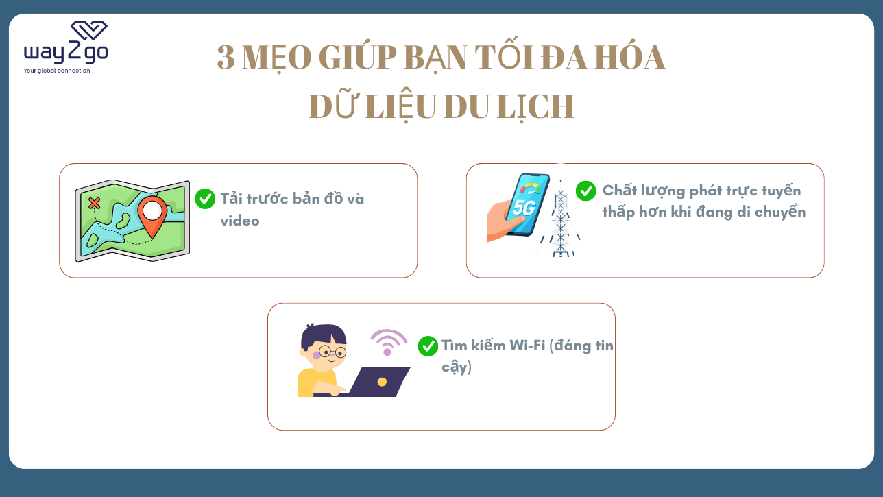 3 Mẹo giúp bạn tối đa hóa dữ liệu du lịch