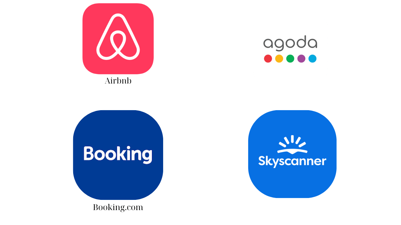 Accommodation and transport booking apps