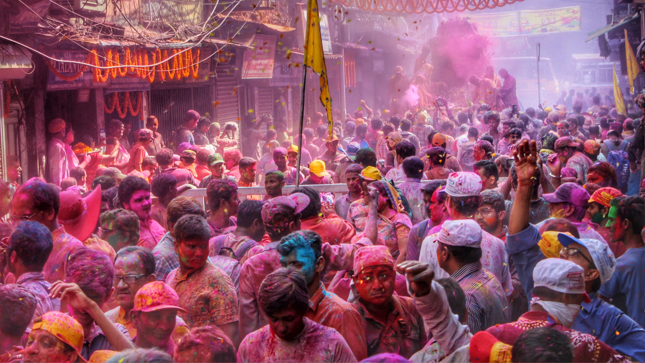 Holi Festival – India (March 13–14)