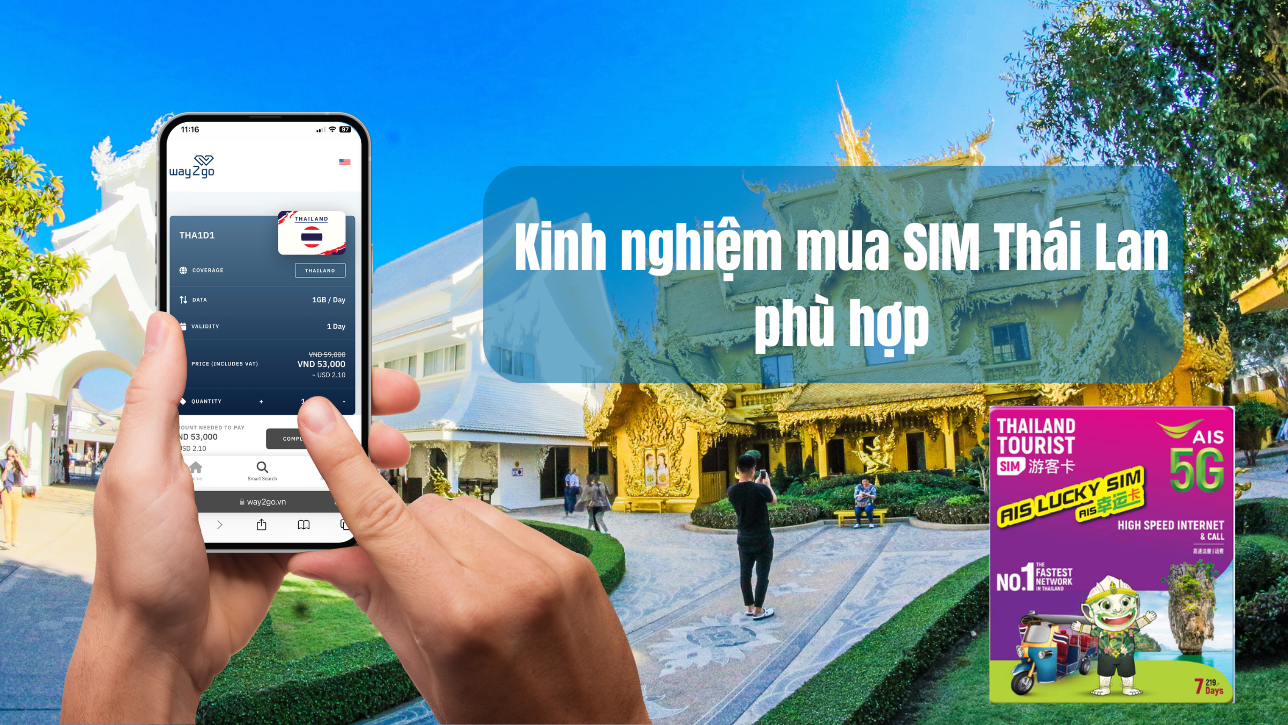 Kinh nghiệm mua SIM Thái Lan phù hợp