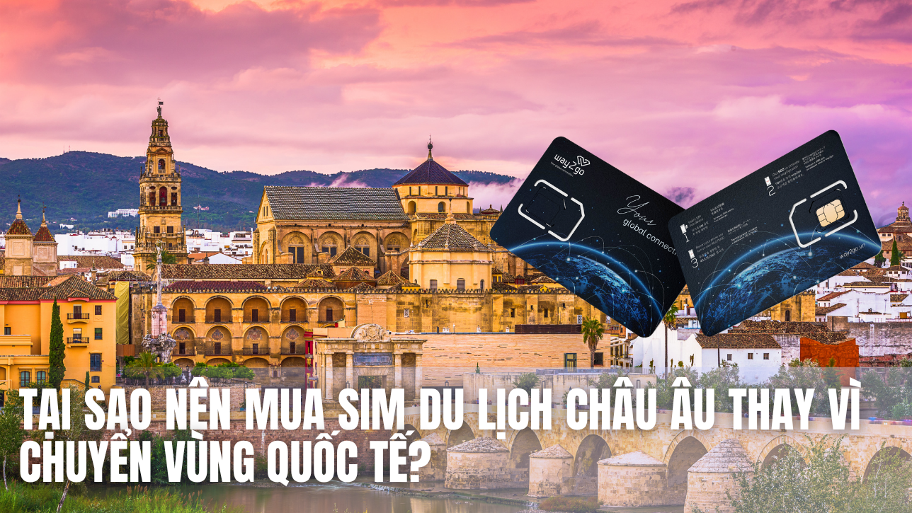 Tại sao nên mua SIM du lịch Châu Âu thay vì chuyển vùng quốc tế?