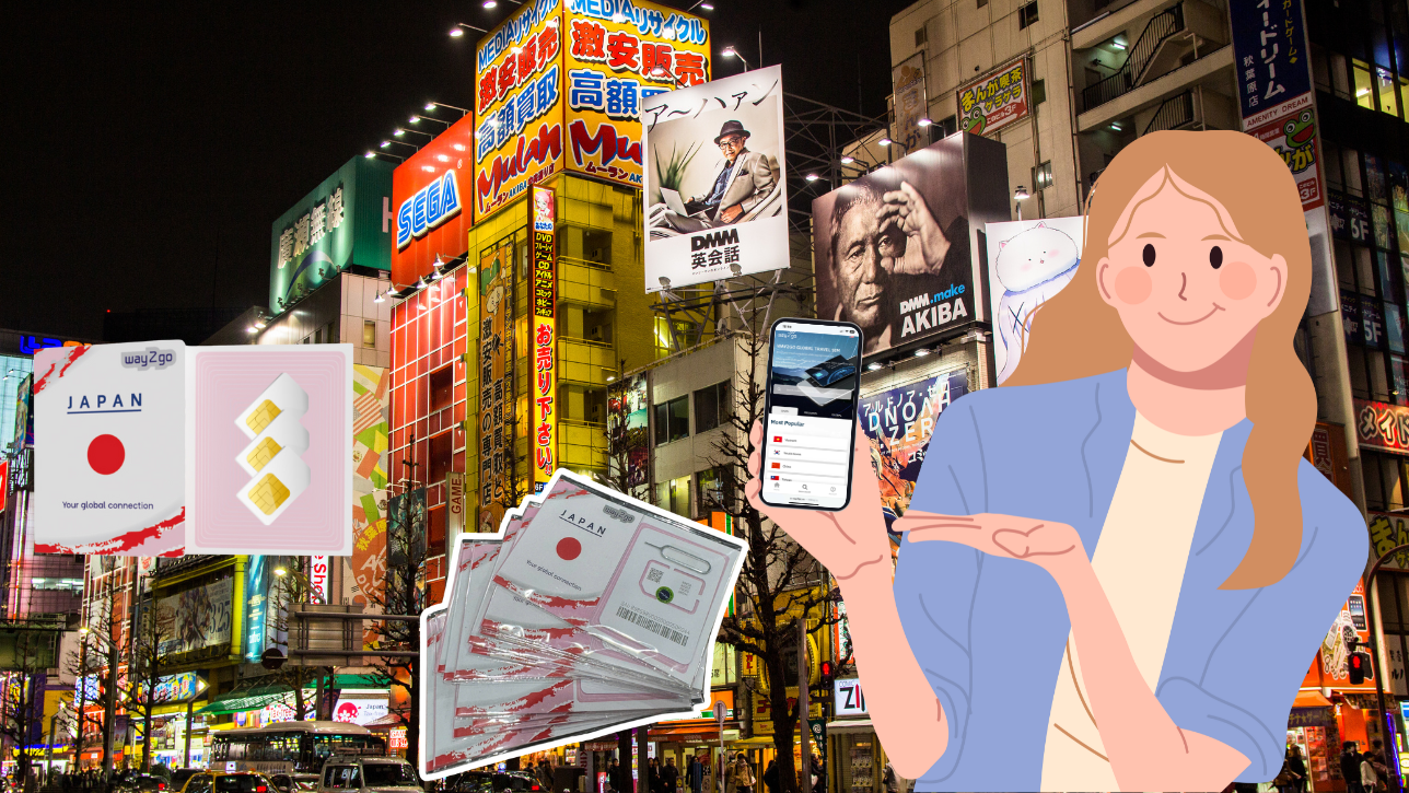Recommended Japan data SIM & eSIM packages from Way2go