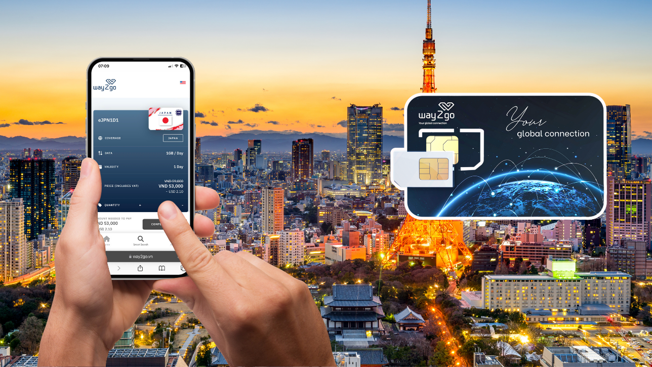 Why choose a Japan data SIM card from Way2go?