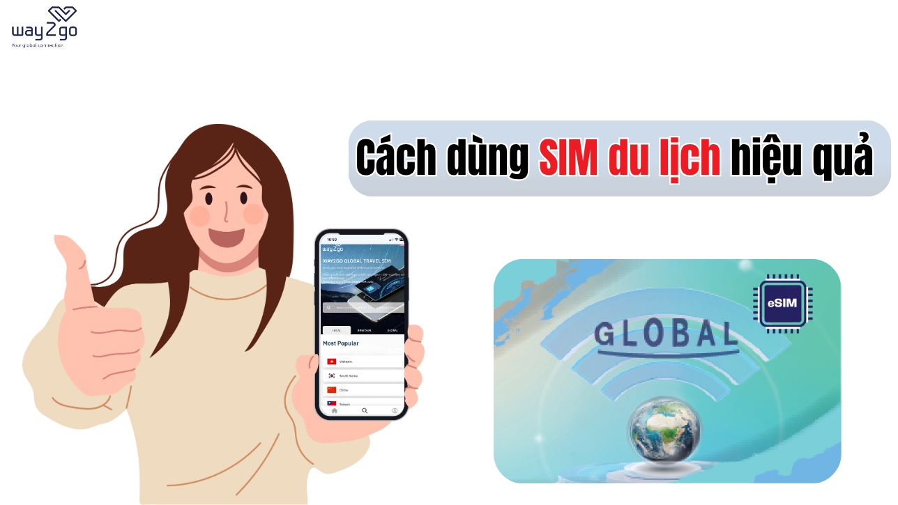 Cách dùng SIM du lịch hiệu quả: Hướng dẫn từ A đến Z