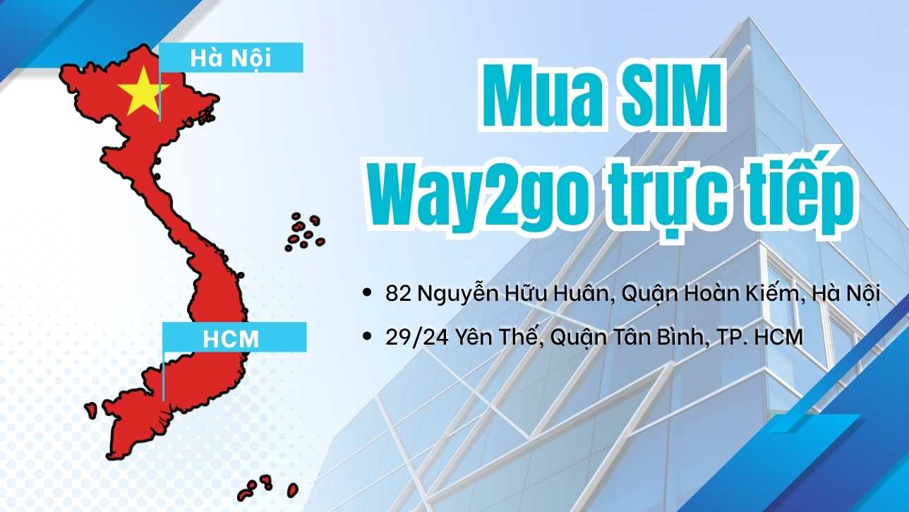 Mua SIM Way2go trực tiếp