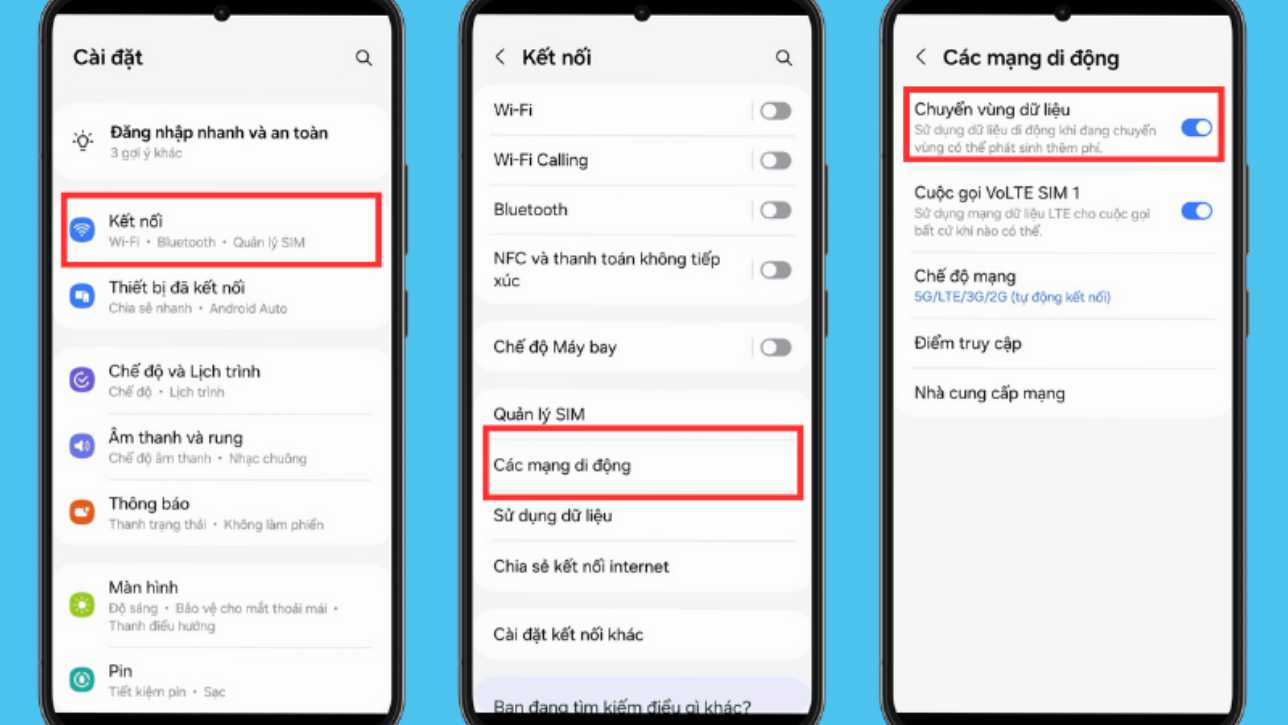 Cách thiết lập eSIM và SIM vật lý trên điện thoại